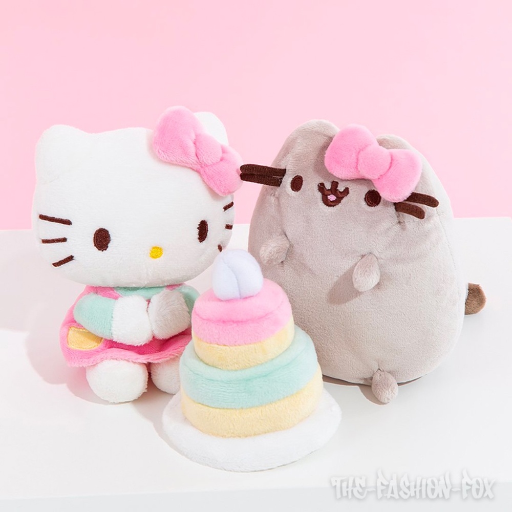 Hello Kitty x Pusheen Best Friend Collector Plush Set GUND Sanrio 3 Plushies NEW